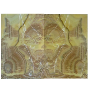 Orange Onyx Slabs For Wall Cladding