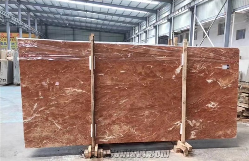 Orange Peel Red Tea Rosa Classical Marble Bulacan Slab
