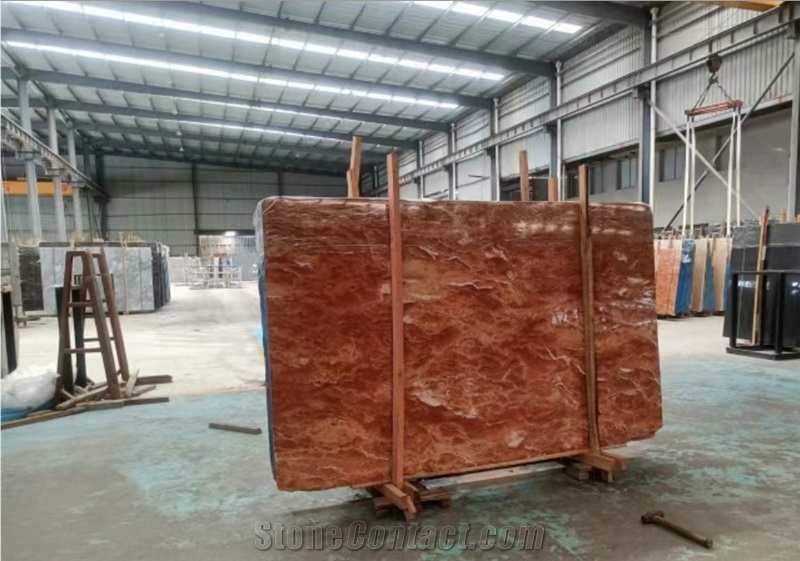 Orange Peel Red Tea Rosa Classical Marble Bulacan Slab