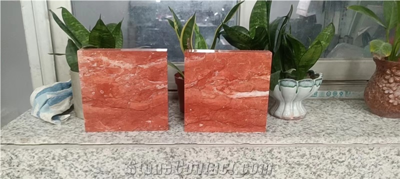 Orange Peel Red Tea Rosa Classical Marble Bulacan Slab