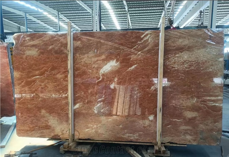 Orange Peel Red Tea Rosa Classical Marble Bulacan Slab