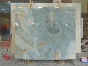 Persian Golden Blue Onyx Gold Blue Oniks Onice Azzurro