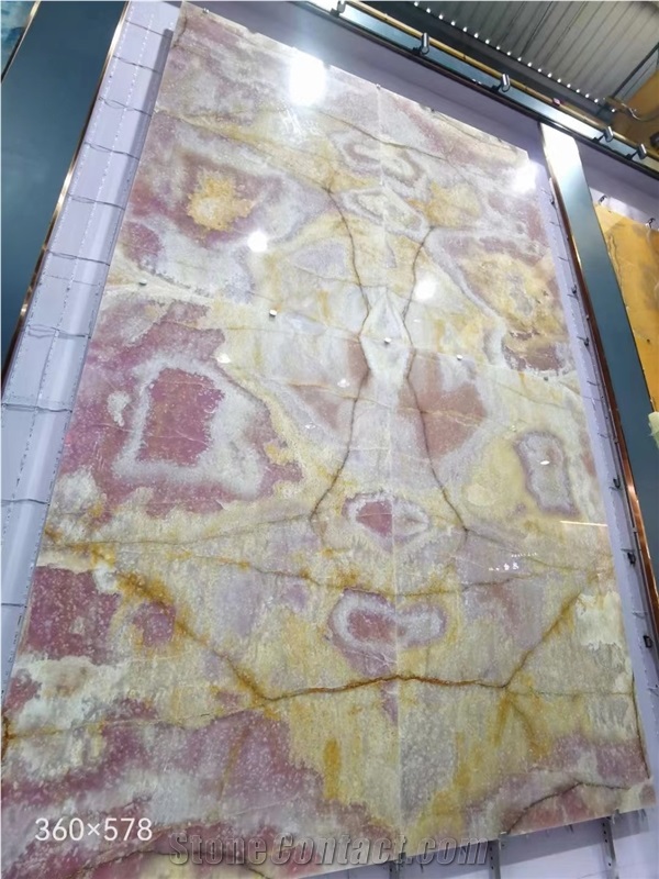 Persian Iran Purple Onyx Onyx Slab In China Stone Market