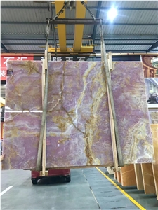 Persian Iran Purple Onyx Onyx Slab In China Stone Market