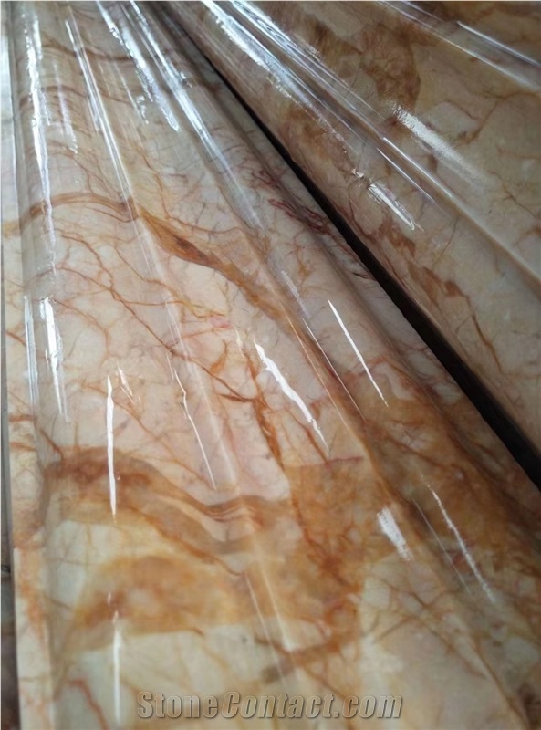 Phoenix Gold Marble Feng Qiuhuang Golden Jade Slab Tile
