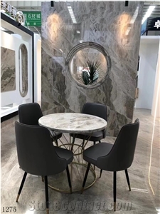 Silver Diana Grey Marble Polished Slab Tile, 240*160*1.8 Cm