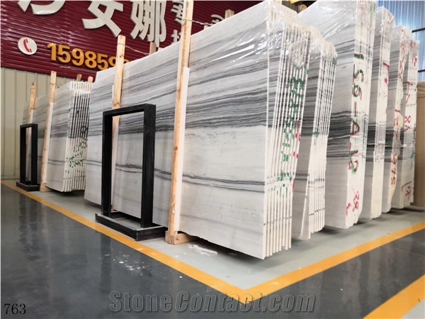 Snowflake Wood Grain Marble Venato