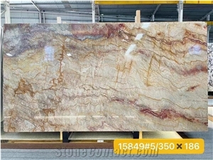 South American Ground Nacarado Quartzite Van Gogh Slab Tile