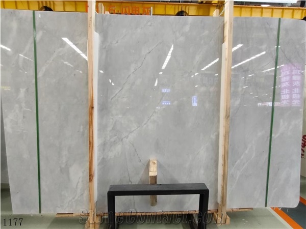 Turkey Armani Silver Marble Large Slabs For Living Room Use