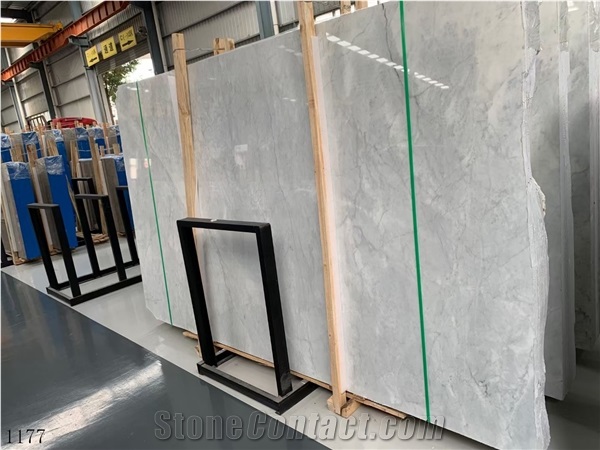 Turkey Armani Silver Marble Large Slabs For Living Room Use