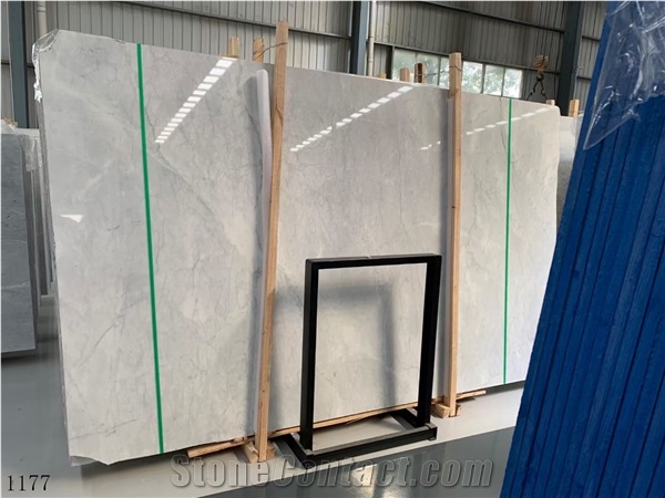 Turkey Armani Silver Marble Large Slabs For Living Room Use
