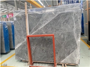 Turkey Hermes Gray Marble Slabs Polished For Building Stone