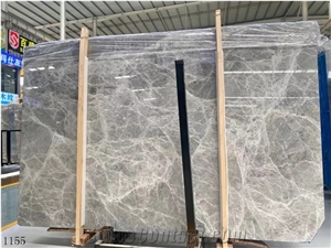 Turkey Hermes Gray Marble Slabs Polished For Building Stone