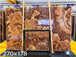 Turkey Tiger Onyx Multicolor Big Size Kitchen Slabs