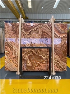 Turkey Tiger Onyx Multicolor Big Size Kitchen Slabs