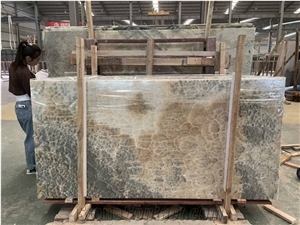 Wave Grey Onyx Slab Wave Grey Onyx Slab