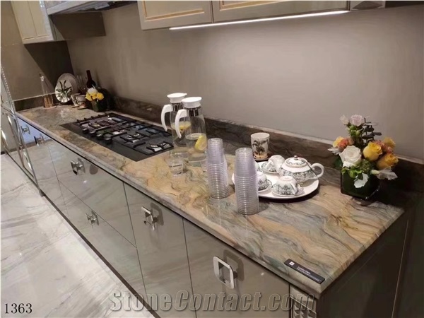 Wow Fusion Quartzite Silk Road Slab