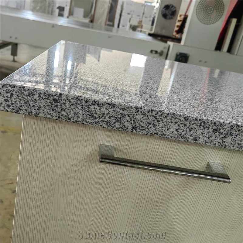 Sesame Grey Polished Granite Kitchen Counters