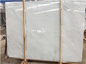 White Volakas Marble Polished Dining Table Tops