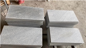 Ash Grey Granite Tiles Flamed