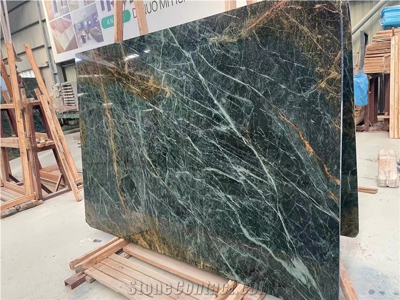 Prada Green Marble Slabs