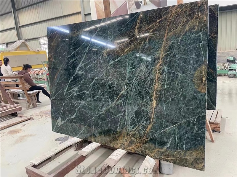 Prada Green Marble Slabs