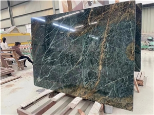 Prada Green Marble Slabs