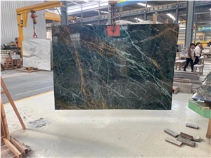 Prada Green Marble Slabs