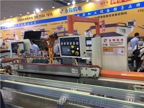 YAMDP-1800 14 Head Sintered Stone Arc Beveled Polishing Machine