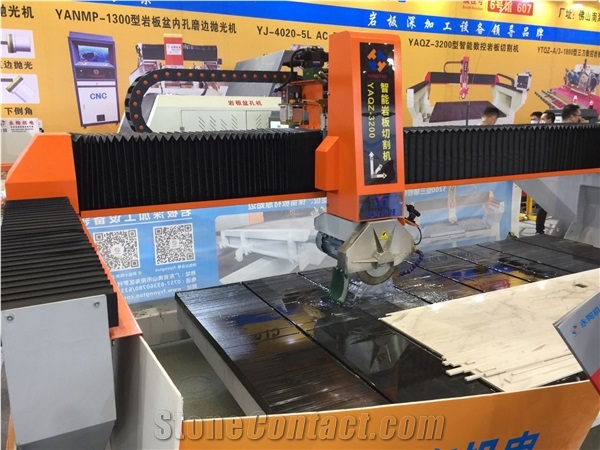YAQZ-3200 3 Axis Bridge Type CNC Sintered Stone Cutting Machine