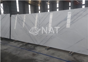 Vietnam Calacatta Marble -White Marble With Cross Vein Slab