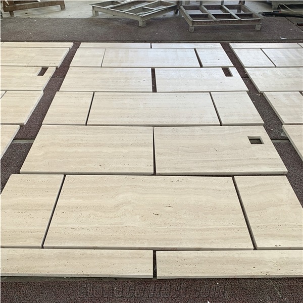 600X300mm Travertine Tiles For Exterior Wall Cladding