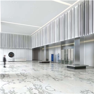 Dover White Marble Slab Tiles For Wall Decor