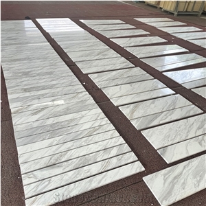 High Quality Good Design Volakas White Marble Stairs Step