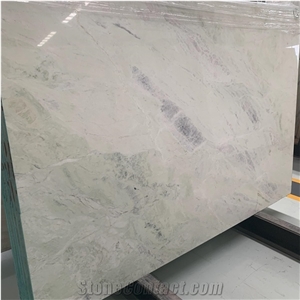 Light Emerald Jade Marble Slabs For Flooring Tiles