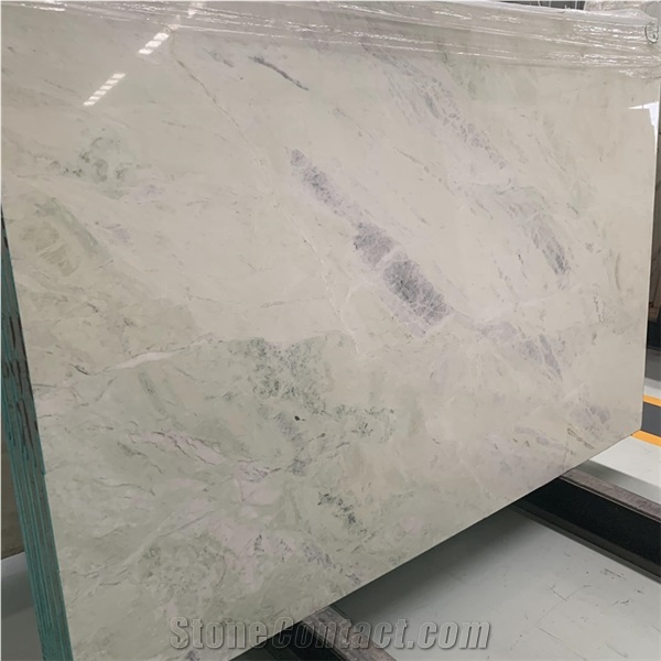 Light Emerald Jade Marble Slabs For Flooring Tiles
