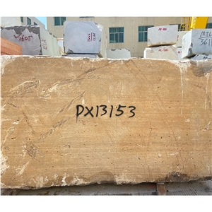 Natural High Quality Beige Travertine Block For Sales