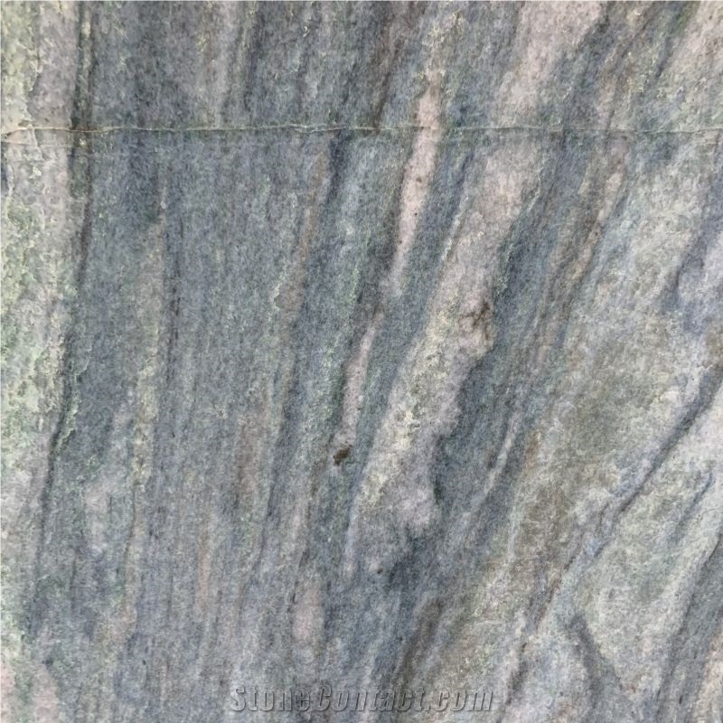 Polished Blue Van Gogh Quartzite Tile Slab Floor & Wall Tile