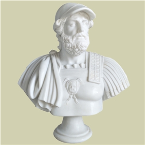 Western Bust Marble Art Statue David Bust Statue Sculpture