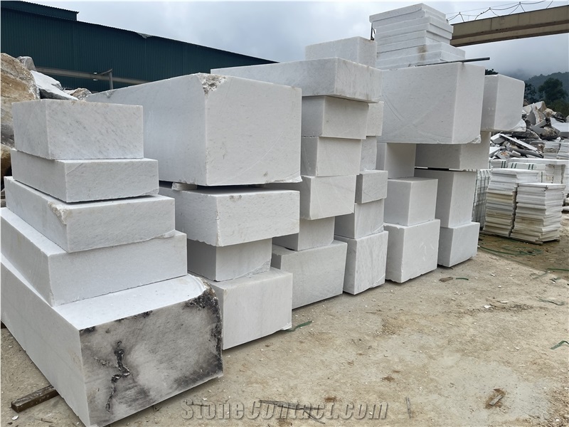 Cheapest Big Pure Crystal White Marble Blocks