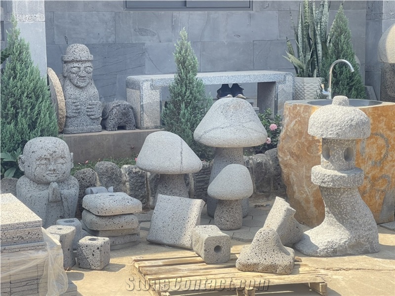 Cheapest Stone Carving Statue For Garden Japan Korean Style Ornaments