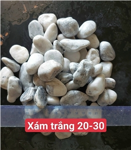 Grey/ Black Tumbled Pebble Stone Cheap Factory Price