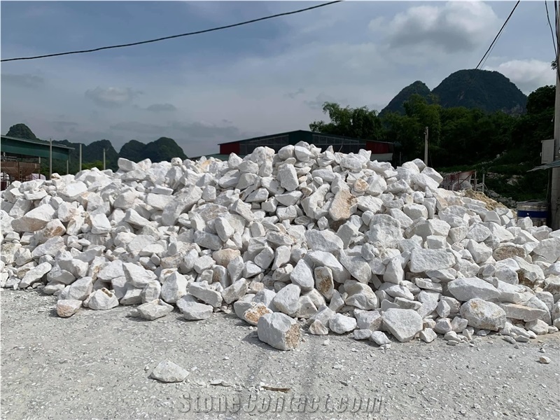 Marble Rock All Sizes For Crushed Marble Chips