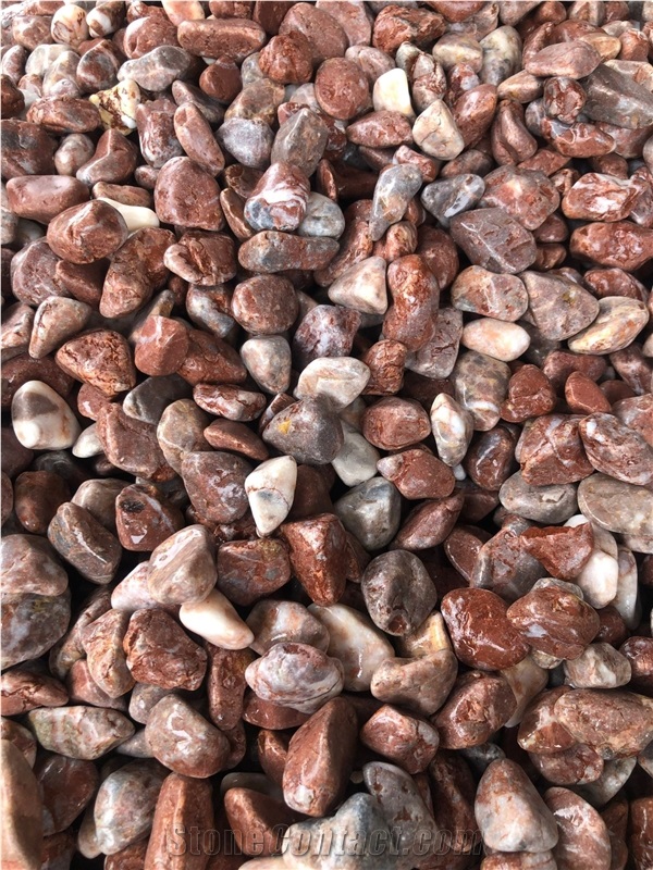 Natural Mix Colors Pebble Stones For Landscaping