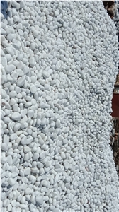 Natural Tumbled Snow White Pebble Stone Factory Price Natural Tumbled Snow White Pebble Stone Factory Price