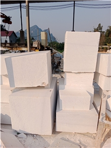 White Marble Blocks From Own Quarry