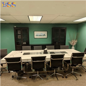Marble Conference Table Ideas Fancy 12 Foot Rectangle Shape