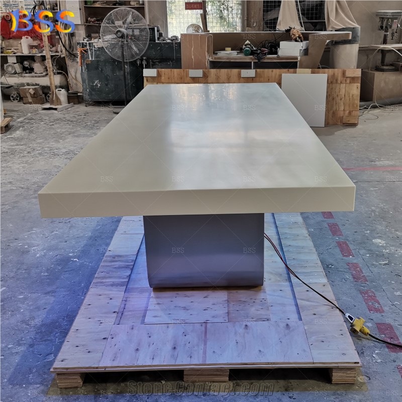White Conference Table Design Ideas Custom Quartz Furniture