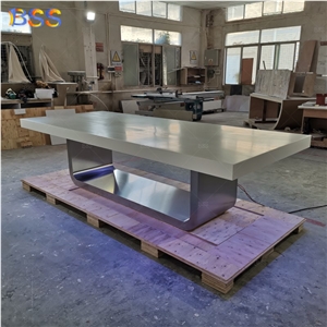 White Conference Table Design Ideas Custom Quartz Furniture