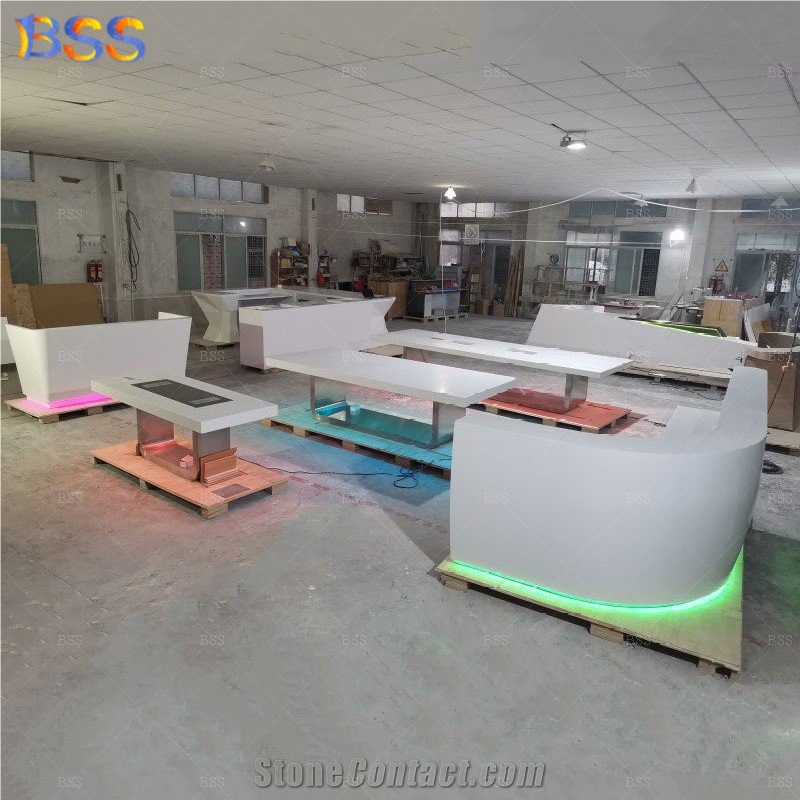 White Conference Table Design Ideas Custom Quartz Furniture